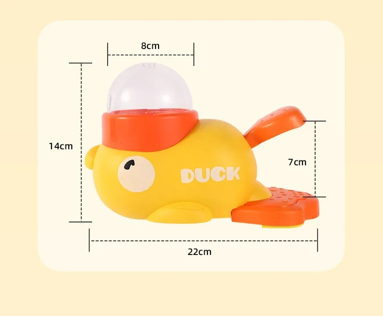 "Hands-On Duck Pet Toy Feeder - Eco-Friendly Design with Non-Toxic Paint, Stimulates Natural Foraging Instincts"