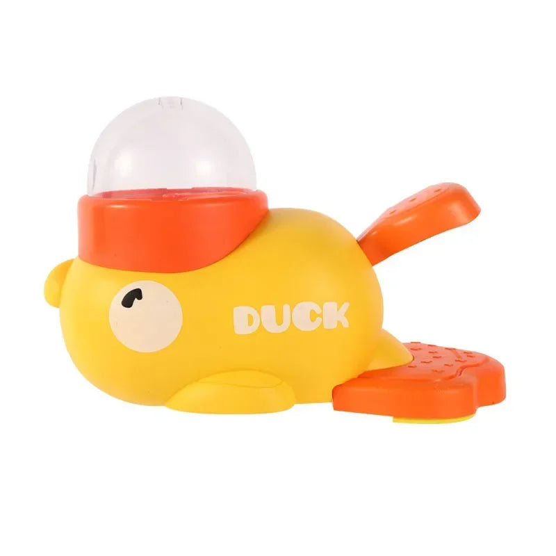 "Hands-On Duck Pet Toy Feeder - Eco-Friendly Design with Non-Toxic Paint, Stimulates Natural Foraging Instincts"