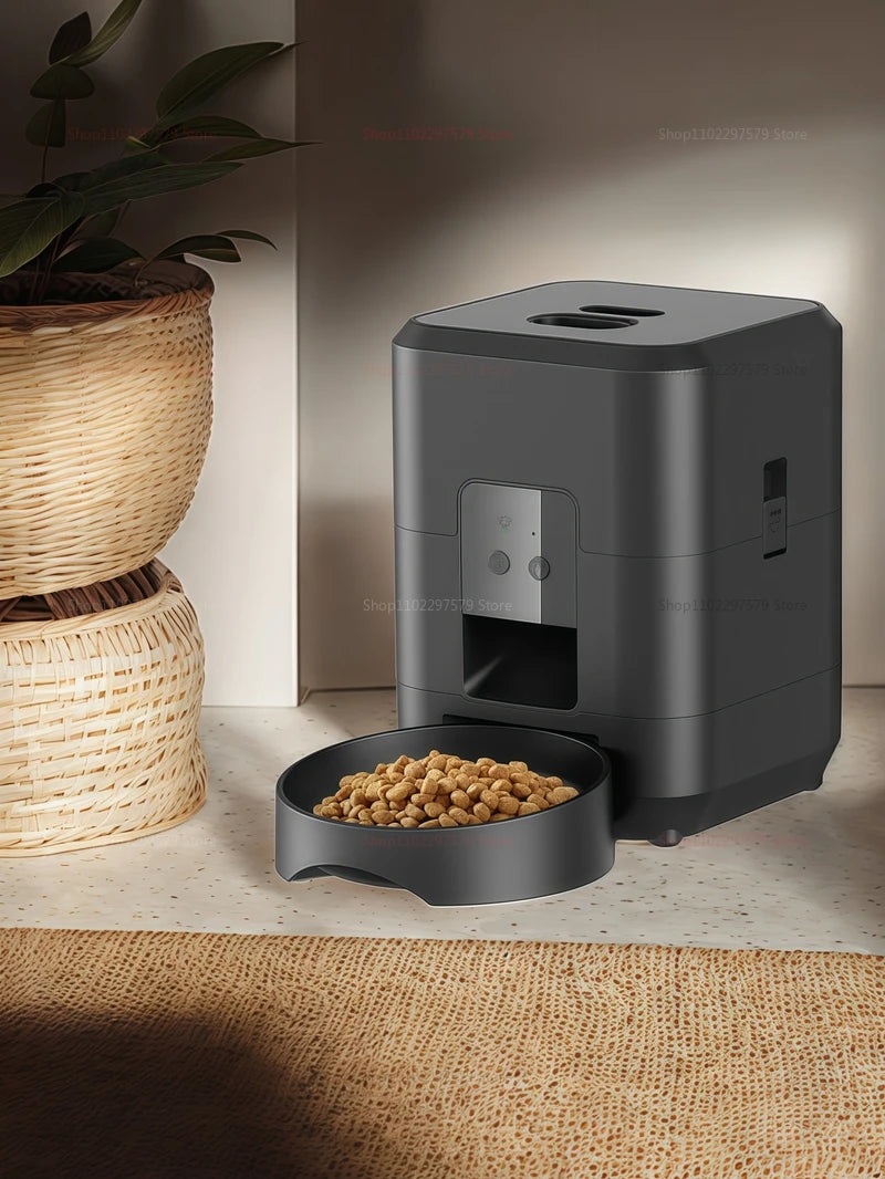2025 New 2L Pet Feeder Intelligent Automatic Pet Feeder Wifi Application Smart Dry Food Pet Cat Bowl Dog Bowl Home Pet Supplies